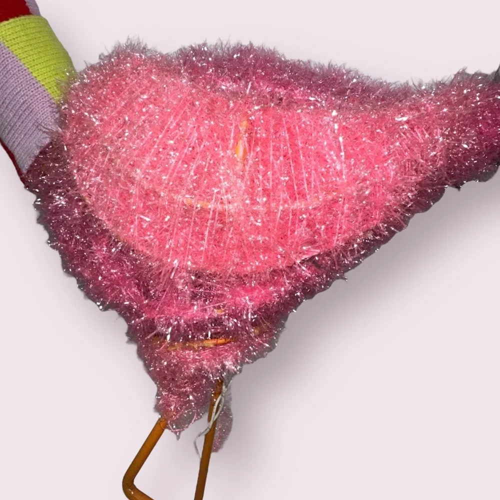 HTF Wondershop Tinsel‎ Christmas Flamingo Light-Up Yard Stake Decoration - Read
